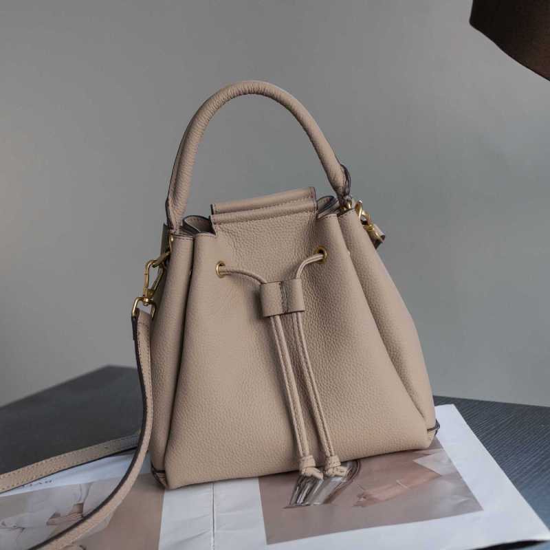 Sac Seau Cuir Beige Tendance