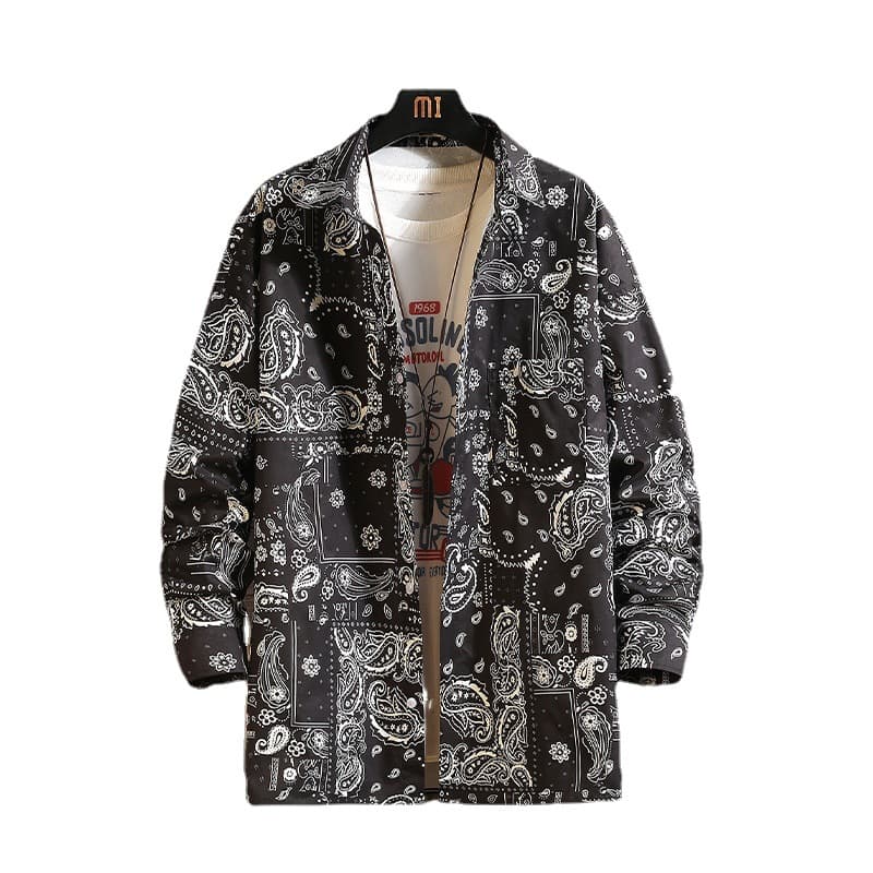 Chemise imprimé cajou tendance homme