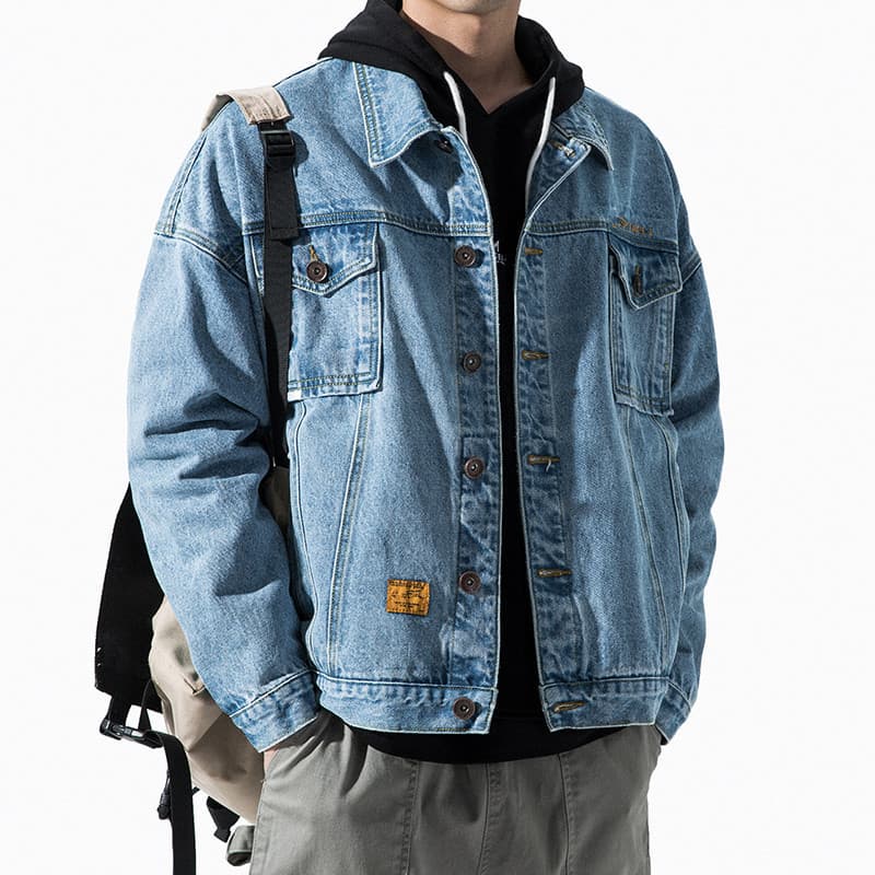 Veste Tissu Sauvage Tendance Homme