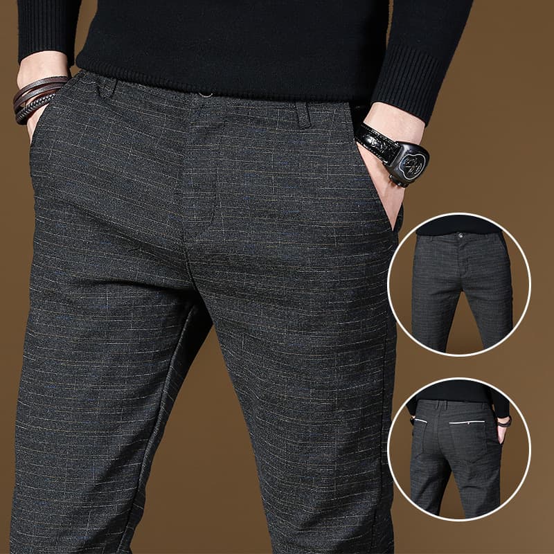 Pantalon ajusté décontracté tendance homme