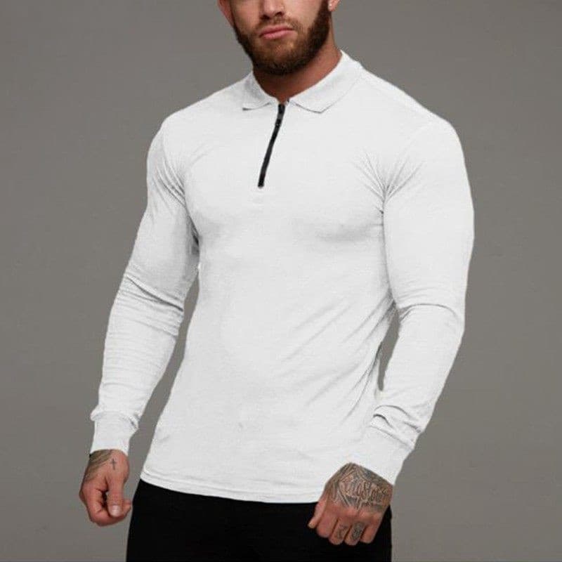 Polo Brode Casual Homme — blanc
