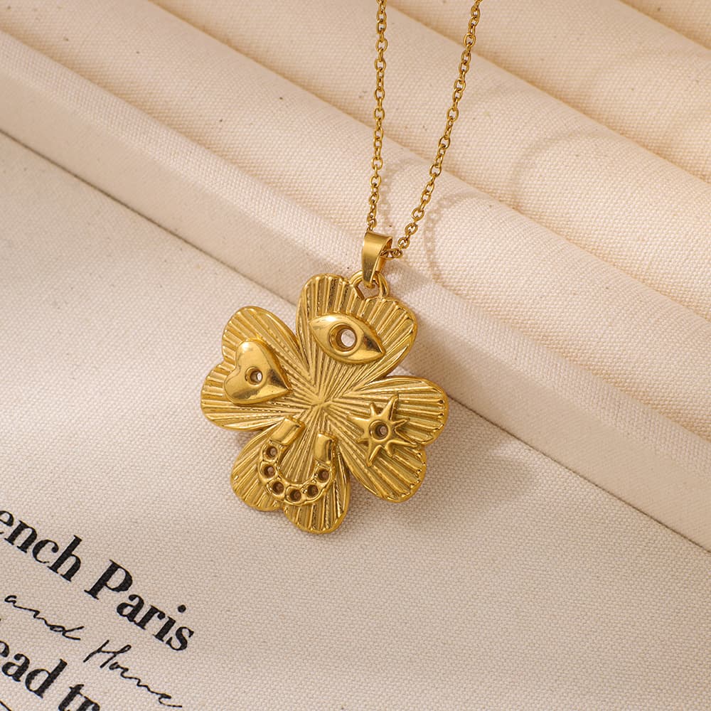 Collier de style en acier inoxydable pour hommes