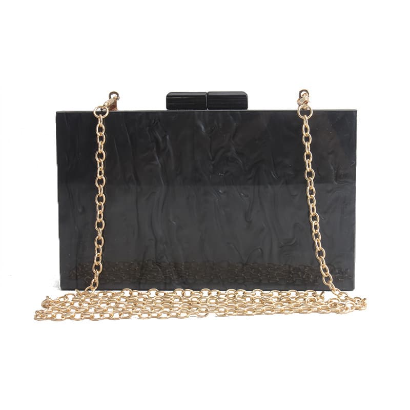 Sac à Main Marbré Acrylique Luxe Tendance Femme
