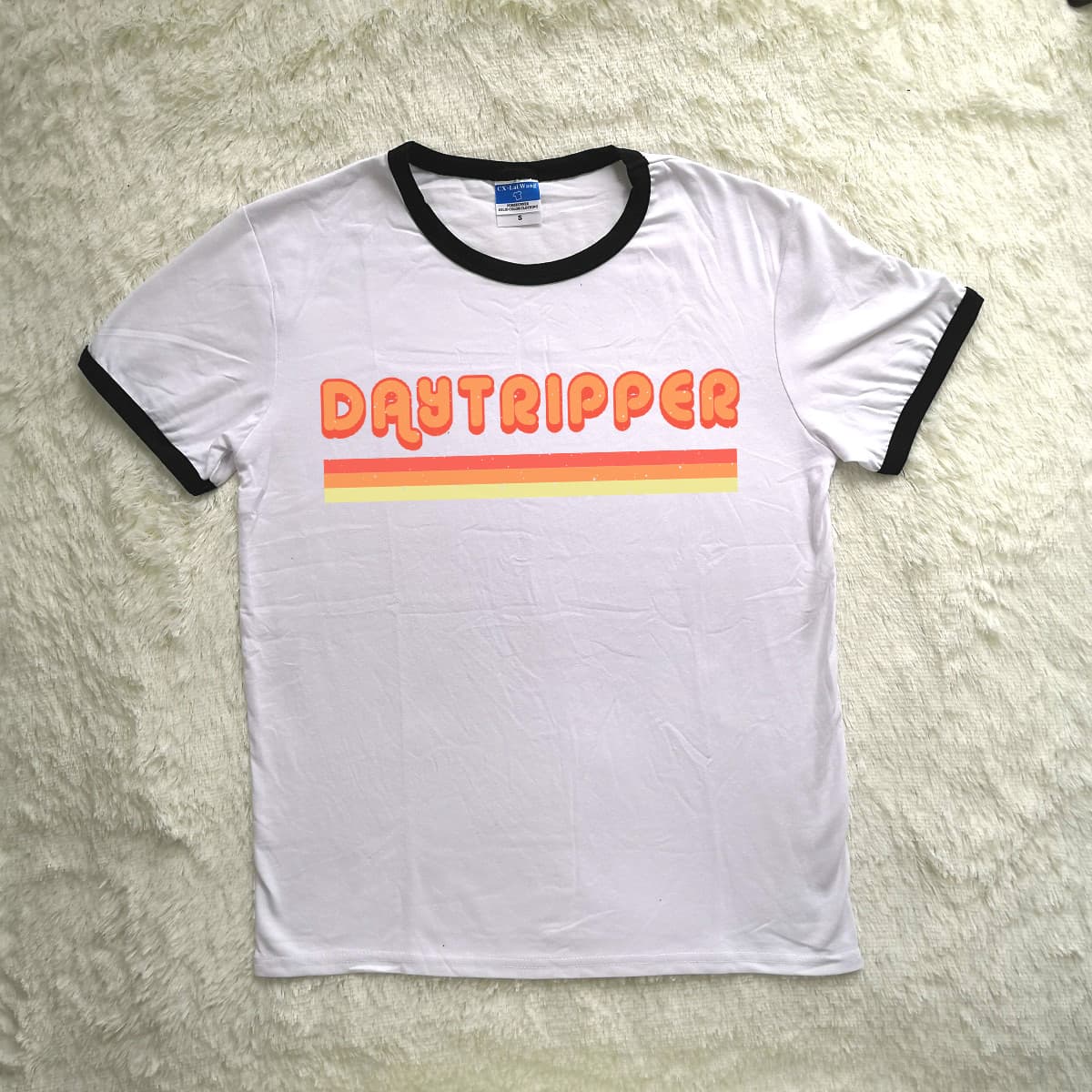 T-shirt Graphique Oversize Femme — noir