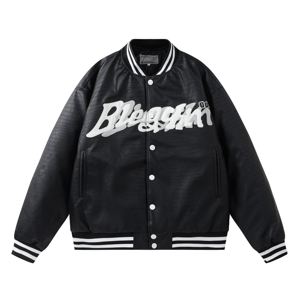 Veste Moto Cuir PU Tendance Homme