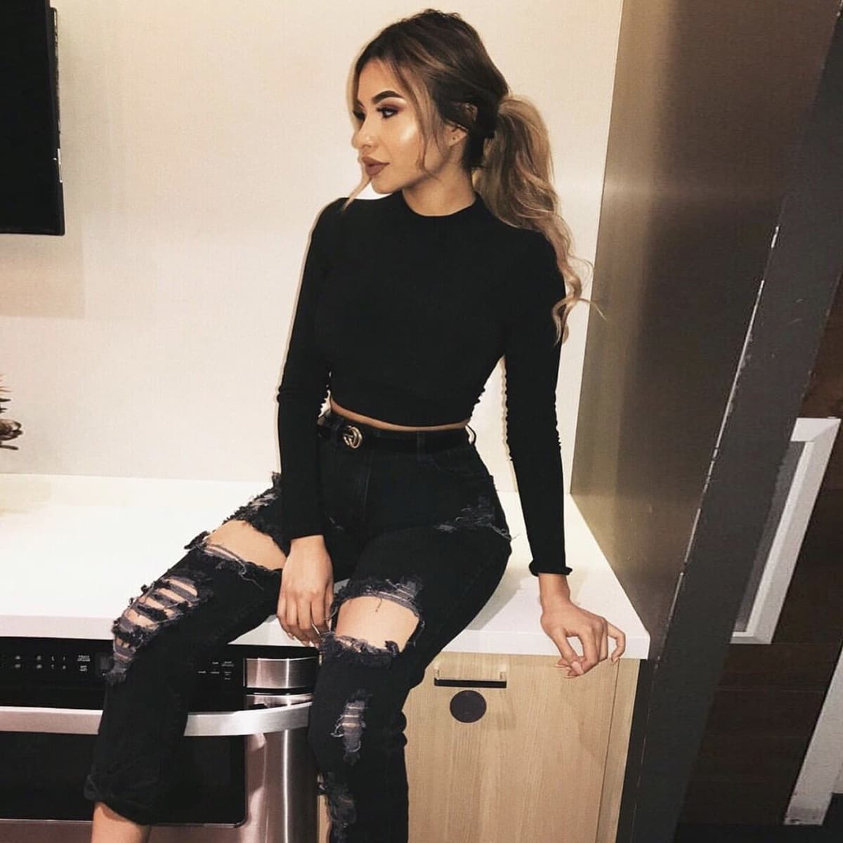 Pull court tendance polaire hiver femme