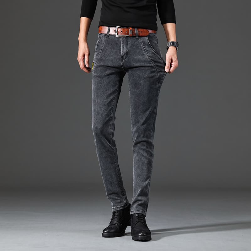 Pantalon décontracté stretch tendance homme