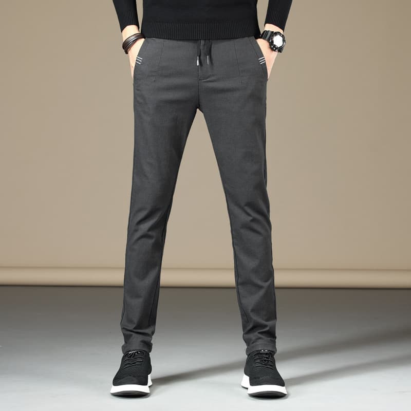 Pantalon décontracté tendance branché homme — gris