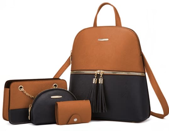Sac Bandoulière Cuir Niche Tendance Femme — marron