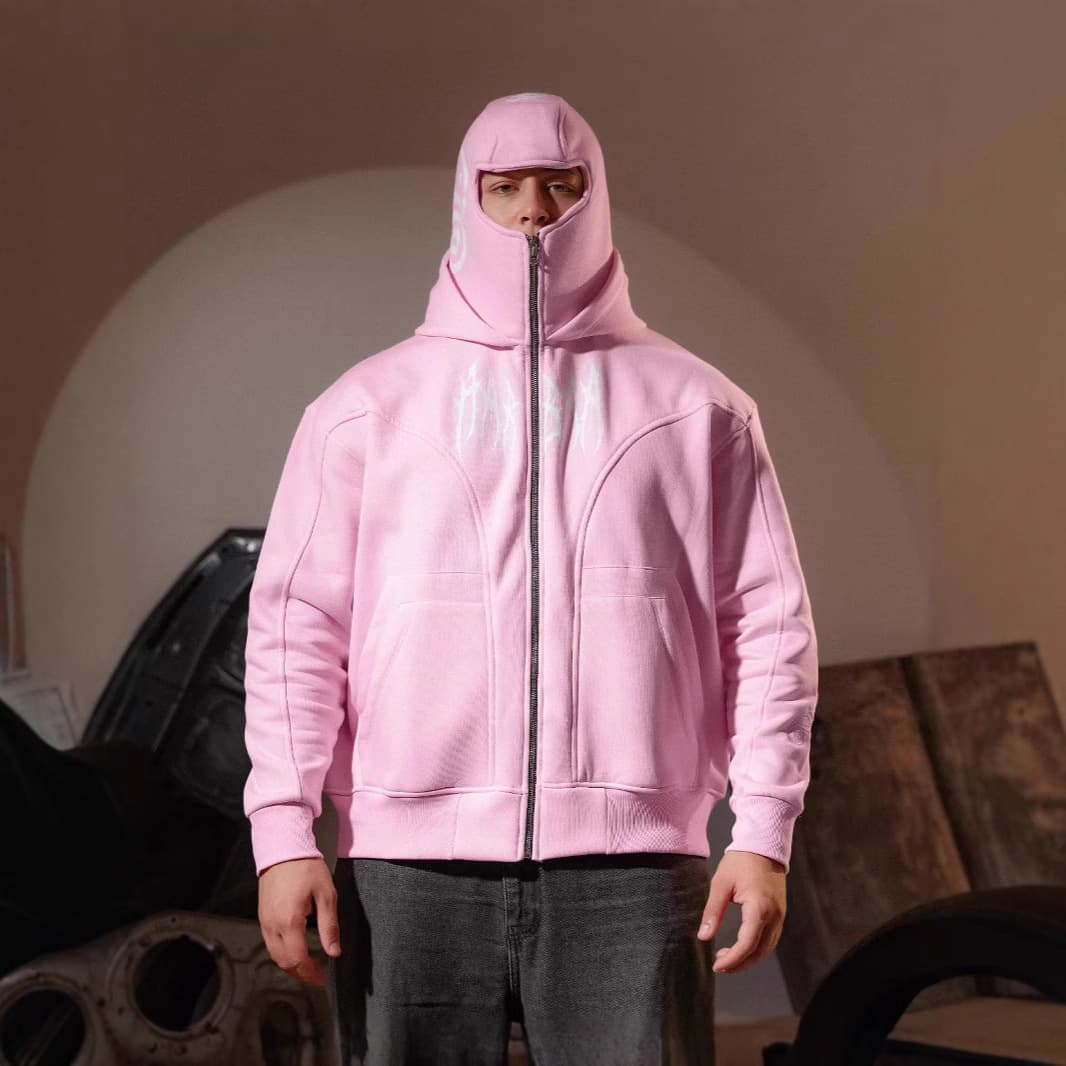 Veste à Capuche Imprimée Style Streetwear Tendance