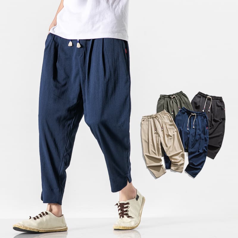 Pantalon court Harlan rétro tendance homme