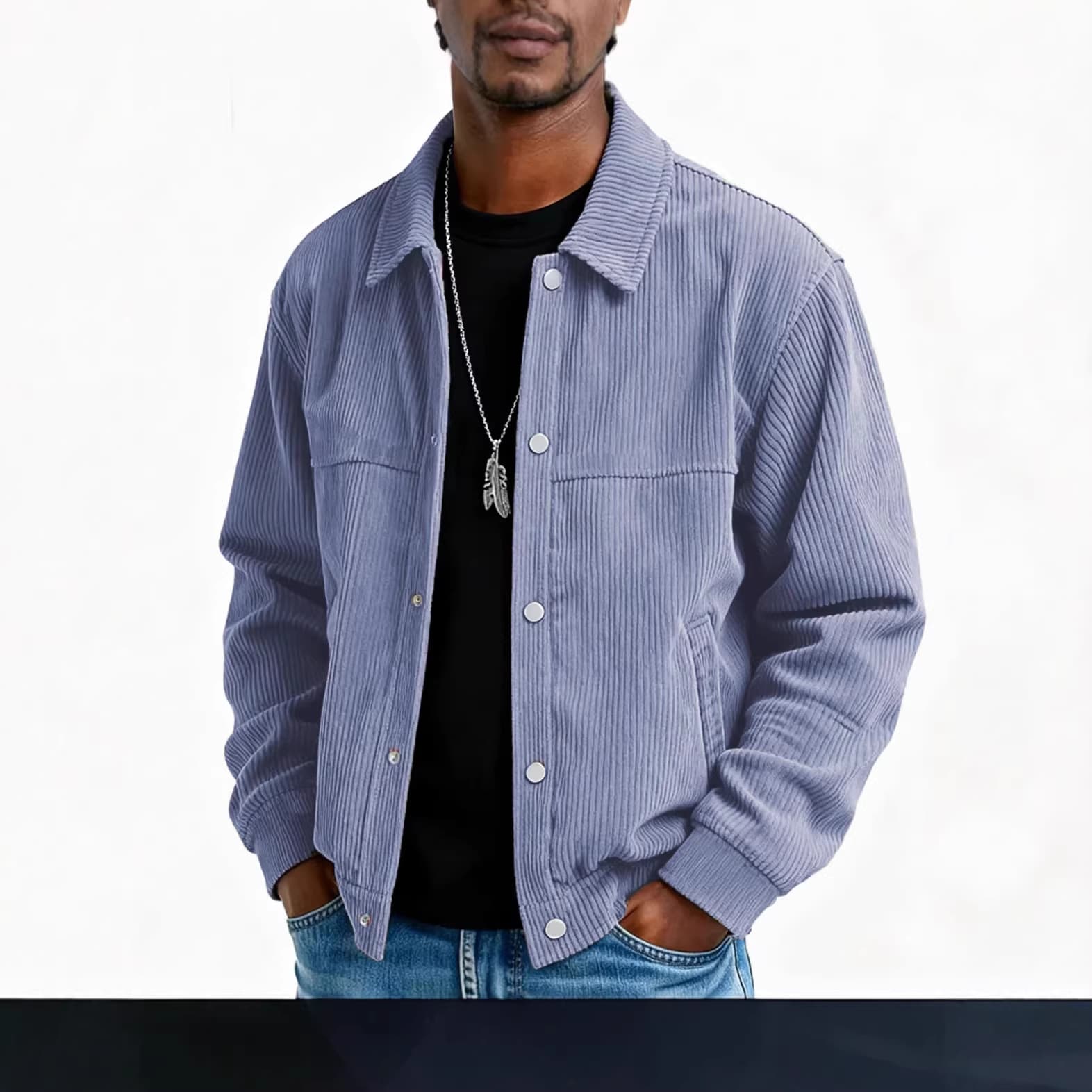 Veste Ample Tendance Homme