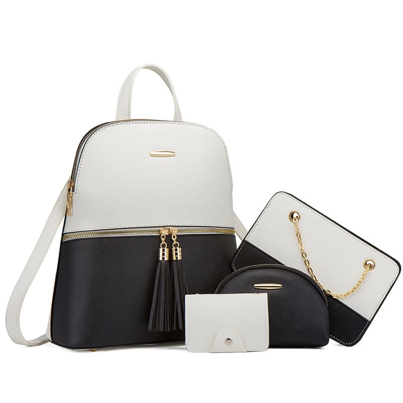 Sac Bandoulière Cuir Niche Tendance Femme — gris