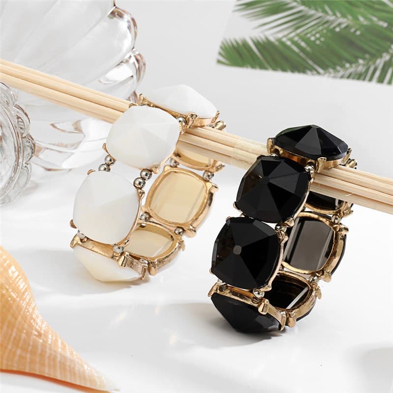 Bracelet Grosses Perles Extensible Tendance Petit Prix