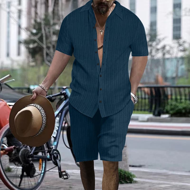 Vêtement de Sport Jacquard Été Tendance Homme