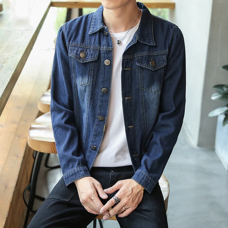 Veste en Jean Tendance Jeune Homme