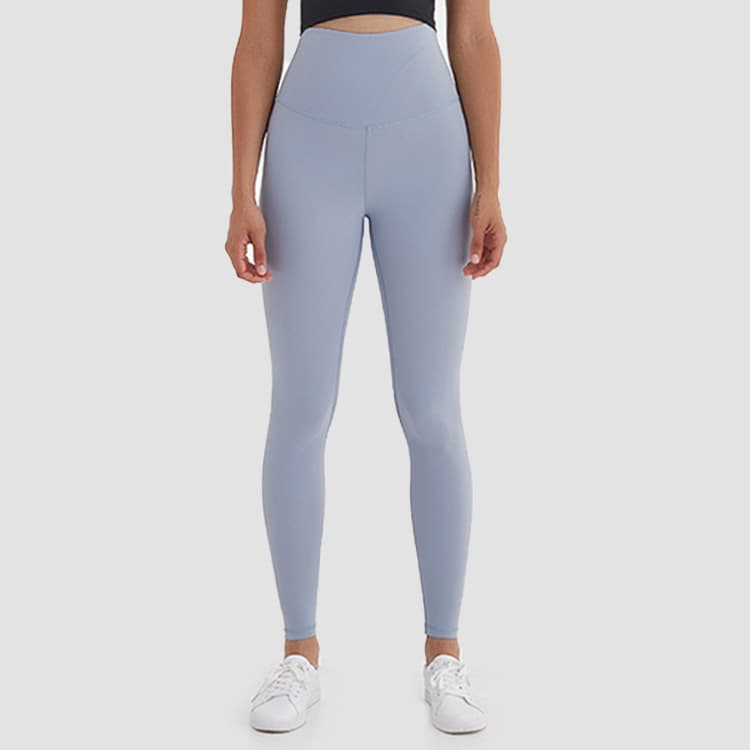 Legging de Sport Amincissant Tendance Femme — bleu