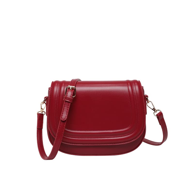 Sac Bandoulière Polyvalent Tendance Femme — rouge