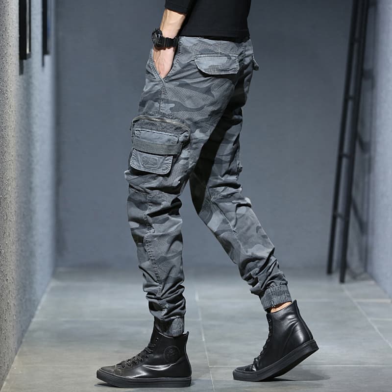 Pantalon harem fin tendance homme