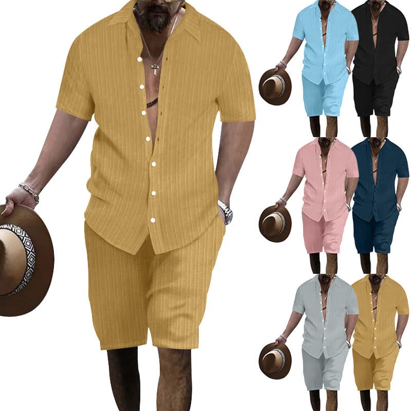 Vêtement de Sport Jacquard Été Tendance Homme