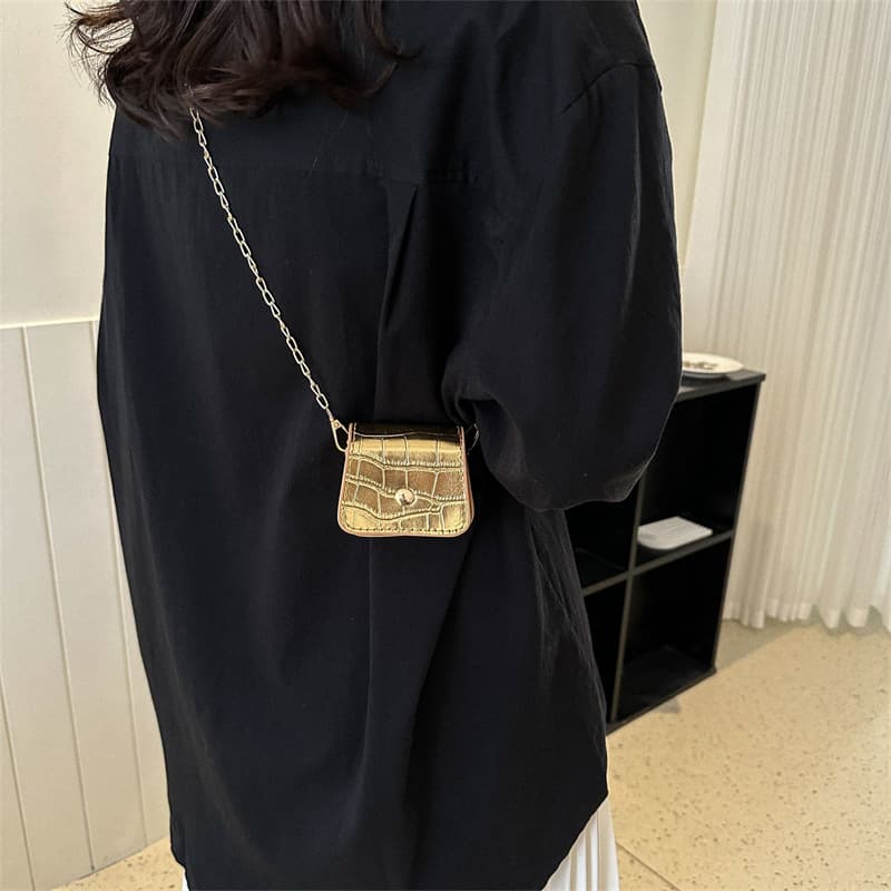 Mini Sac Bandoulière Simple Tendance Femme