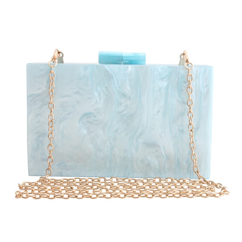 Sac à Main Marbré Acrylique Luxe Tendance Femme