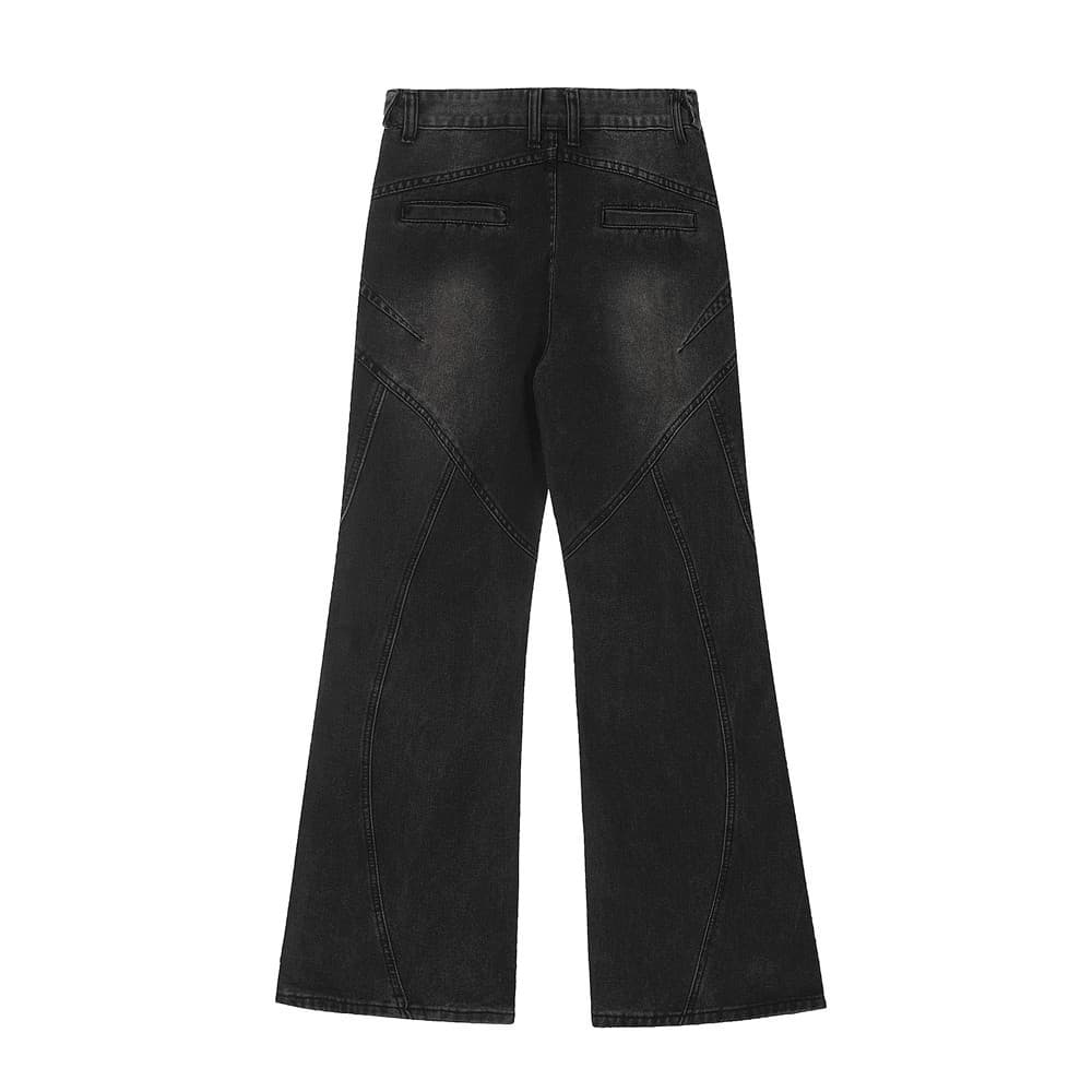 Pantalon bootcut style punk tendance homme