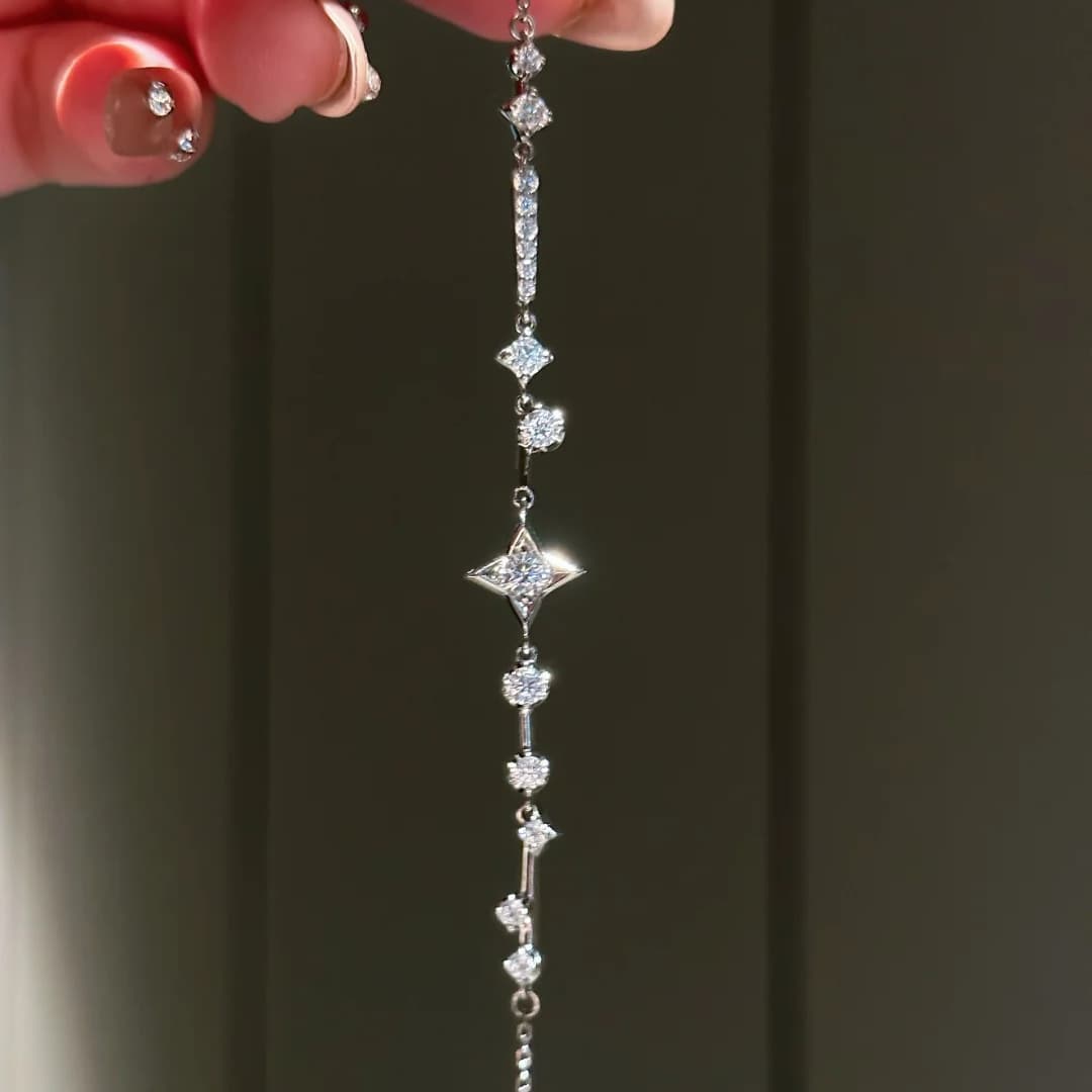 Bracelet Délicat Zircone Étoile Tendance