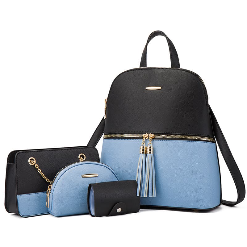 Sac Bandoulière Cuir Niche Tendance Femme — noir