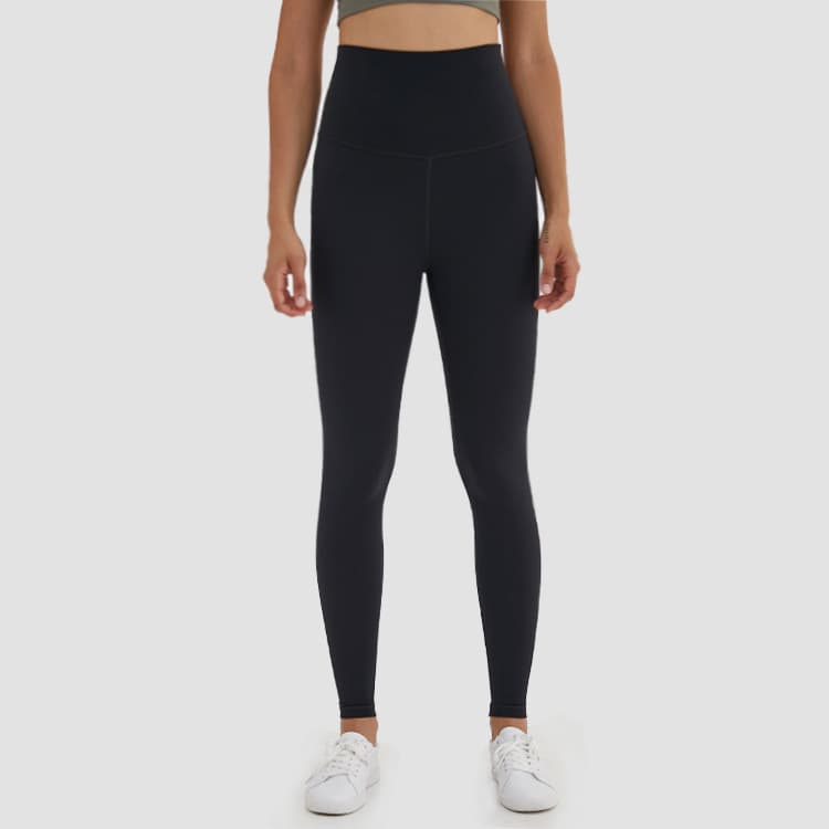 Legging de Sport Amincissant Tendance Femme — noir