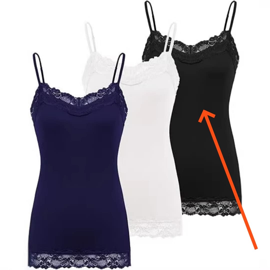 Débardeur corset tendance fine bretelle femme — noir
